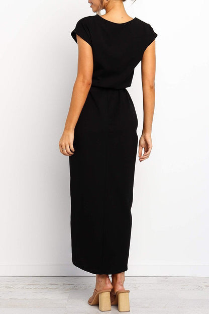 CM | Vestido midi con botones