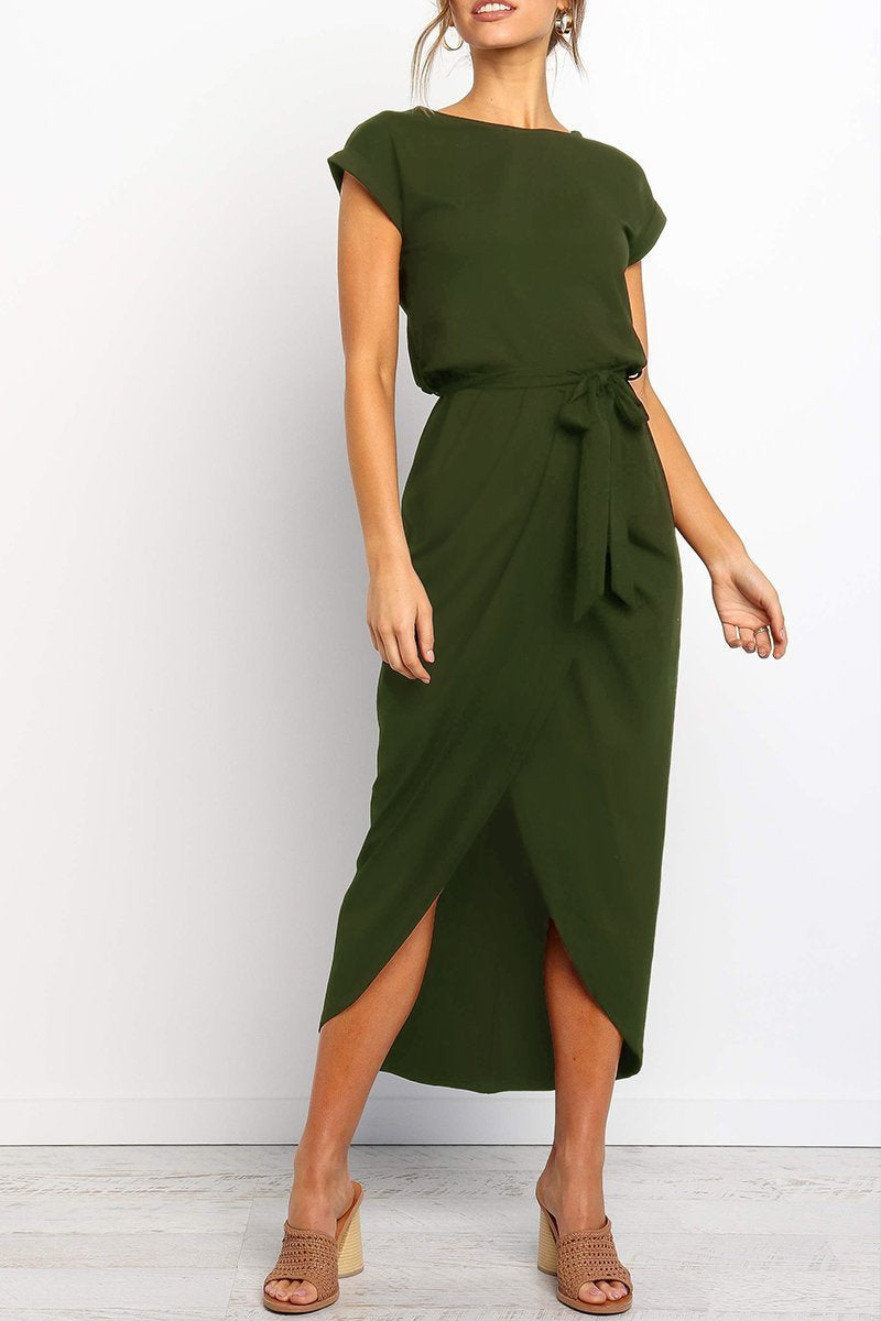 CM | Vestido midi con botones