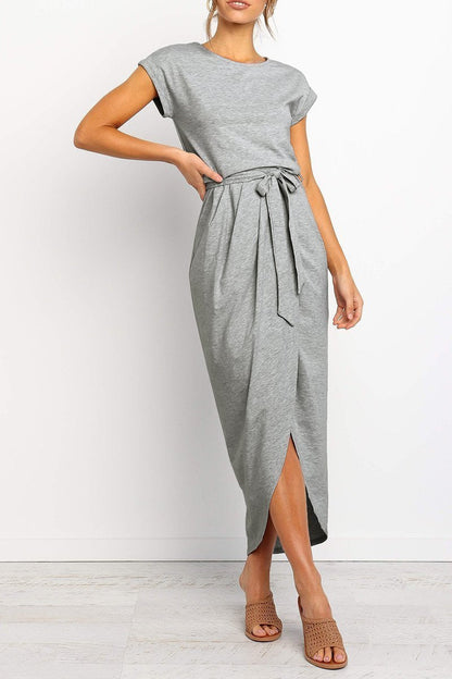CM | Vestido midi con botones