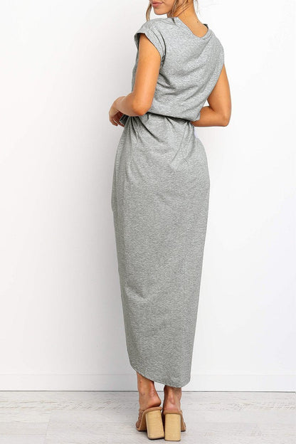 CM | Vestido midi con botones