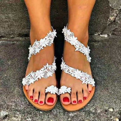 CM | Elegantes sandalias de encaje