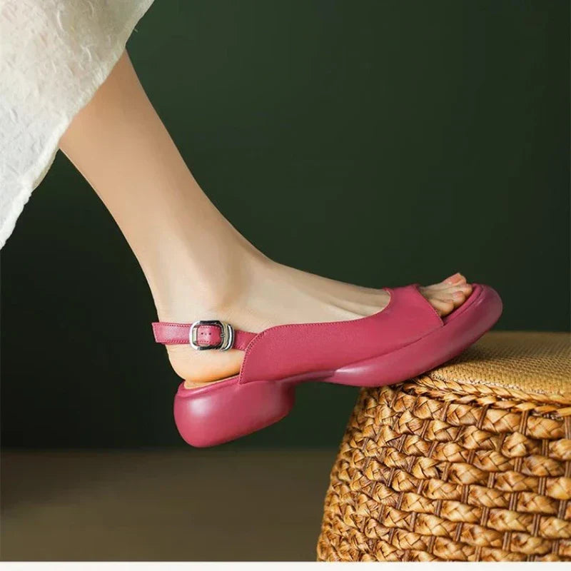 CM | Ladies Chucky Tacones Sandalias Modernas