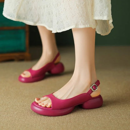 CM | Ladies Chucky Tacones Sandalias Modernas