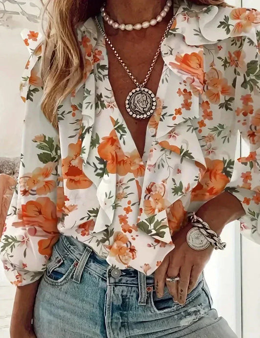 CM | Blusa con estampado floral