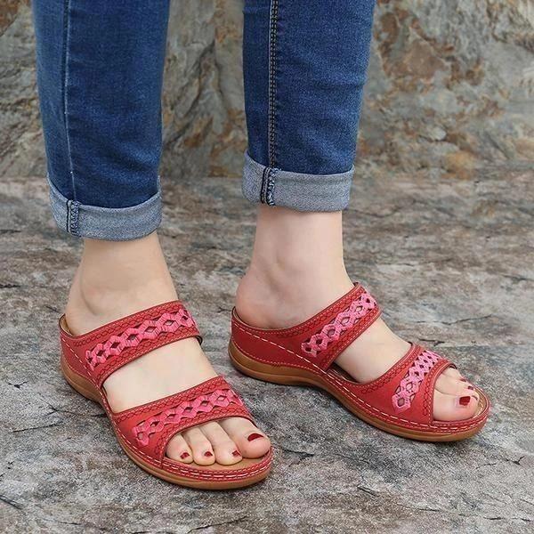 CM | Sandalias de mujer con soporte para el arco y plantilla blanda
