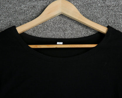 CM | Maxivestido de mujer - Material suave y ligero - Mangas cortas - Corte relajado - Escote redondo - Abertura lateral - Bolsillos