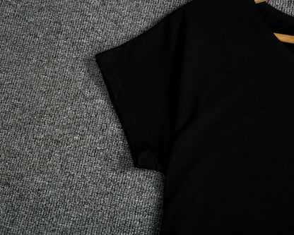 CM | Maxivestido de mujer - Material suave y ligero - Mangas cortas - Corte relajado - Escote redondo - Abertura lateral - Bolsillos