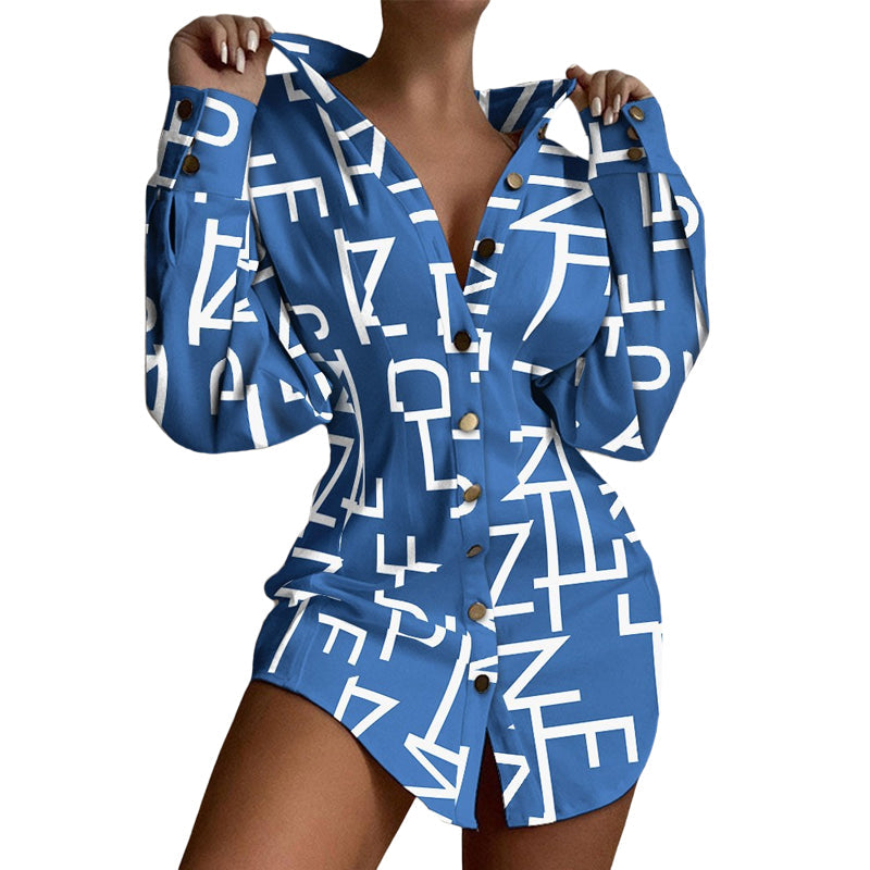 CM | Blusa de moda con tapeta de botones para mujer
