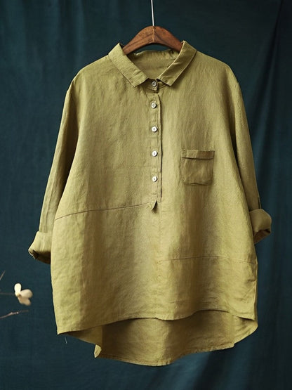 CM | Chic blusa de señora de manga larga