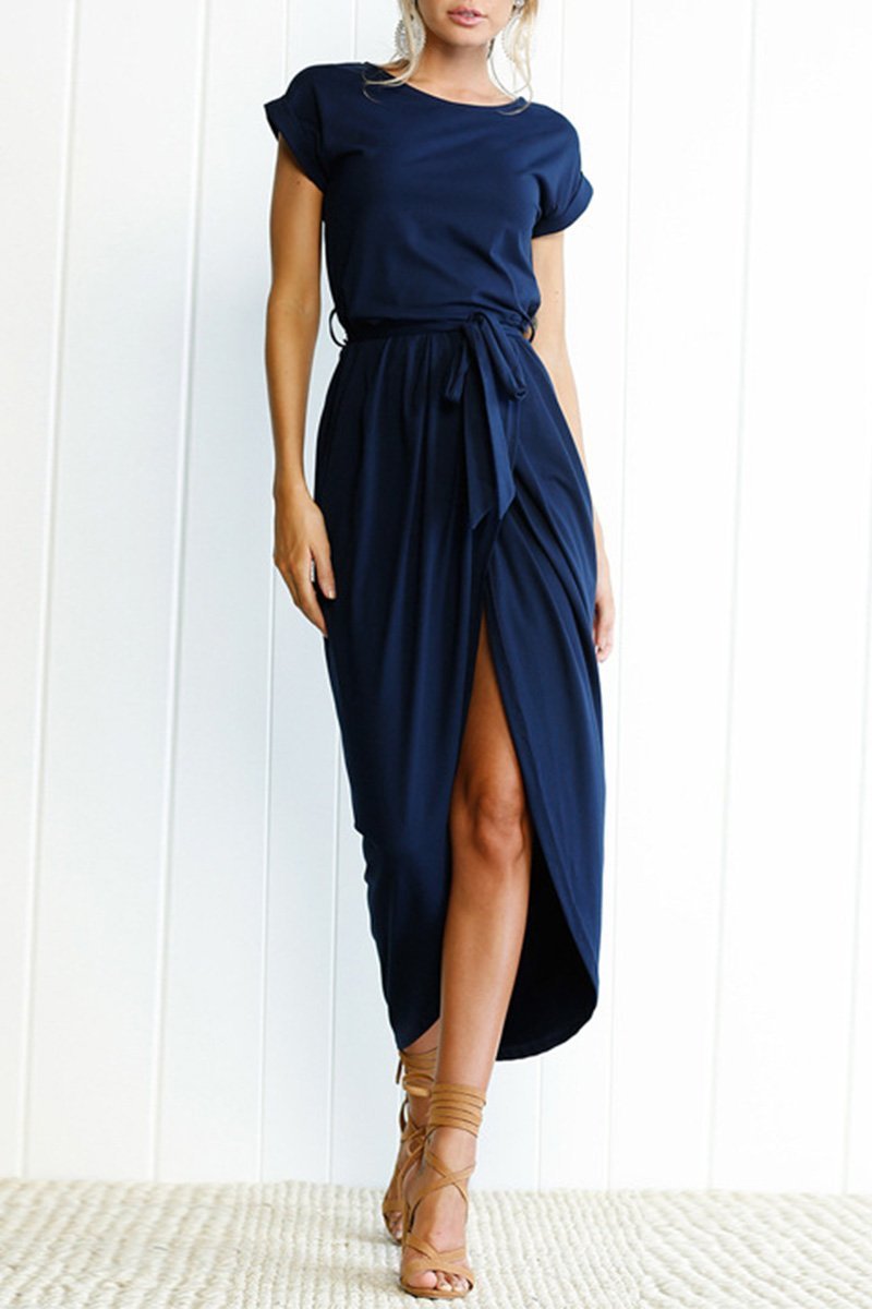 CM | Vestido midi con botones