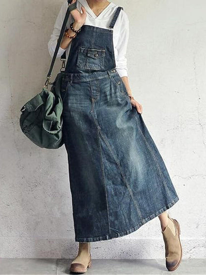CM | Vestido vaquero casual tipo mono