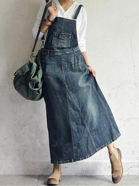 CM | Vestido vaquero casual tipo mono
