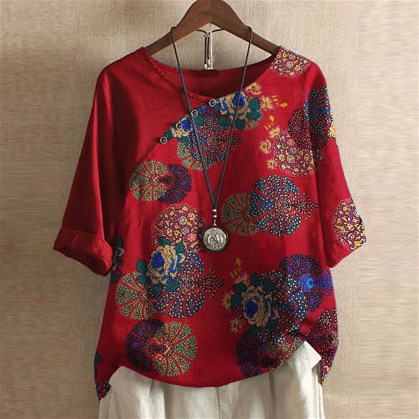 CM | Blusa de verano con mangas colgantes