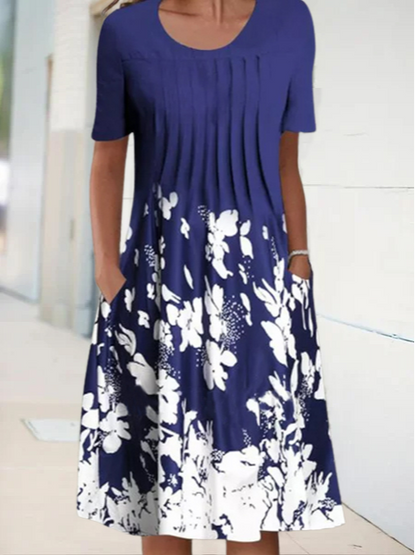 CM | Vestido midi floral de vacaciones