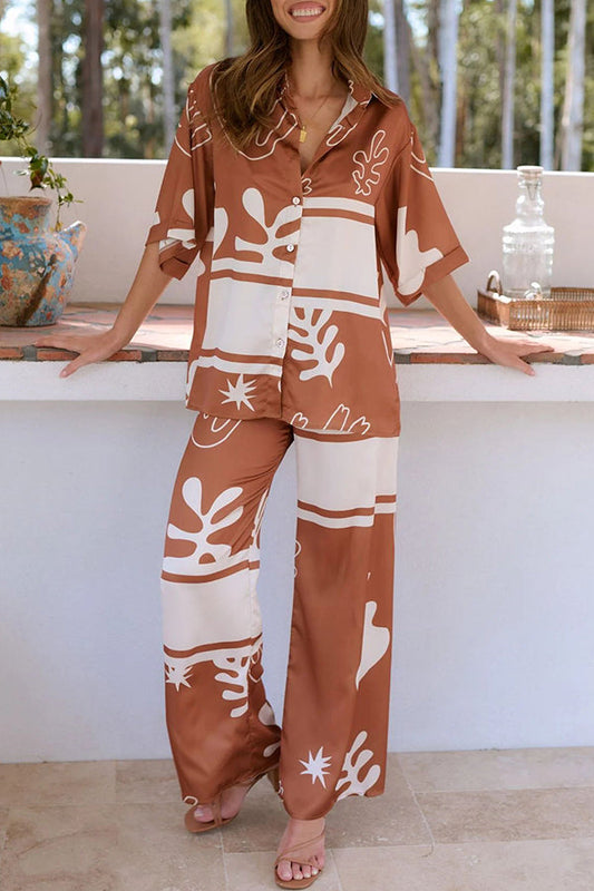 CM | Blusa y pantalón lujosos y vaporosos