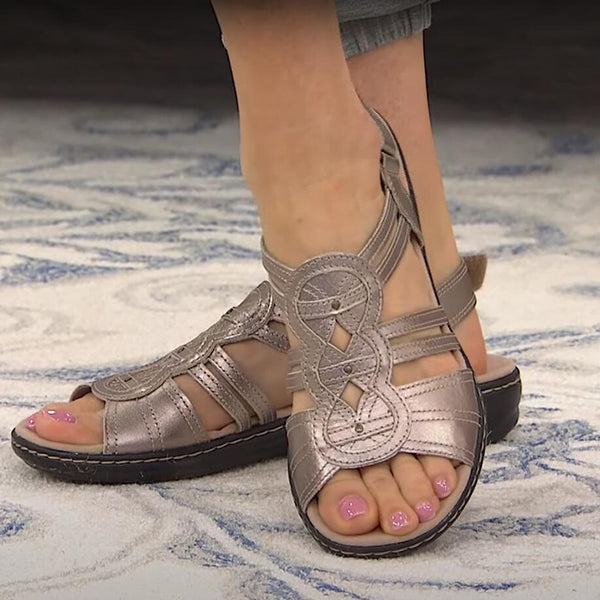 CM | | Sandalias suaves, cómodas y ajustables para mujer