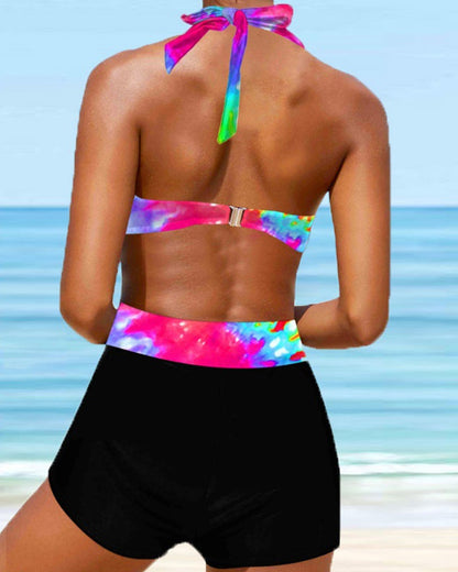 CM | Neckholder Crossbikini med Band