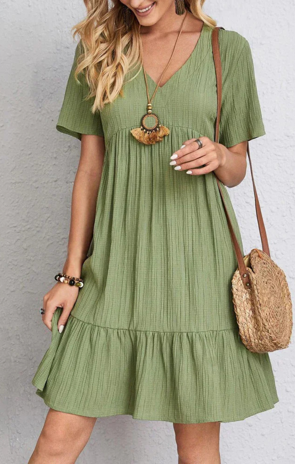 CM | Mareike Mini vestido boho