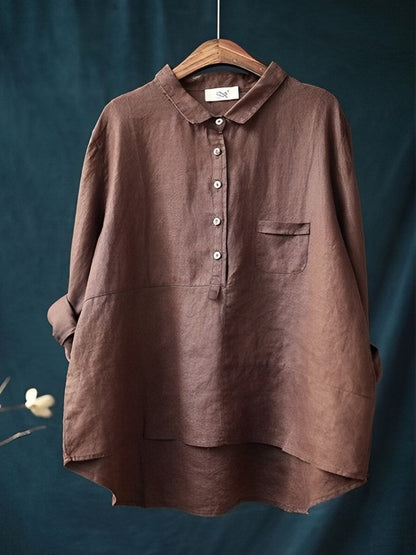 CM | Chic blusa de señora de manga larga