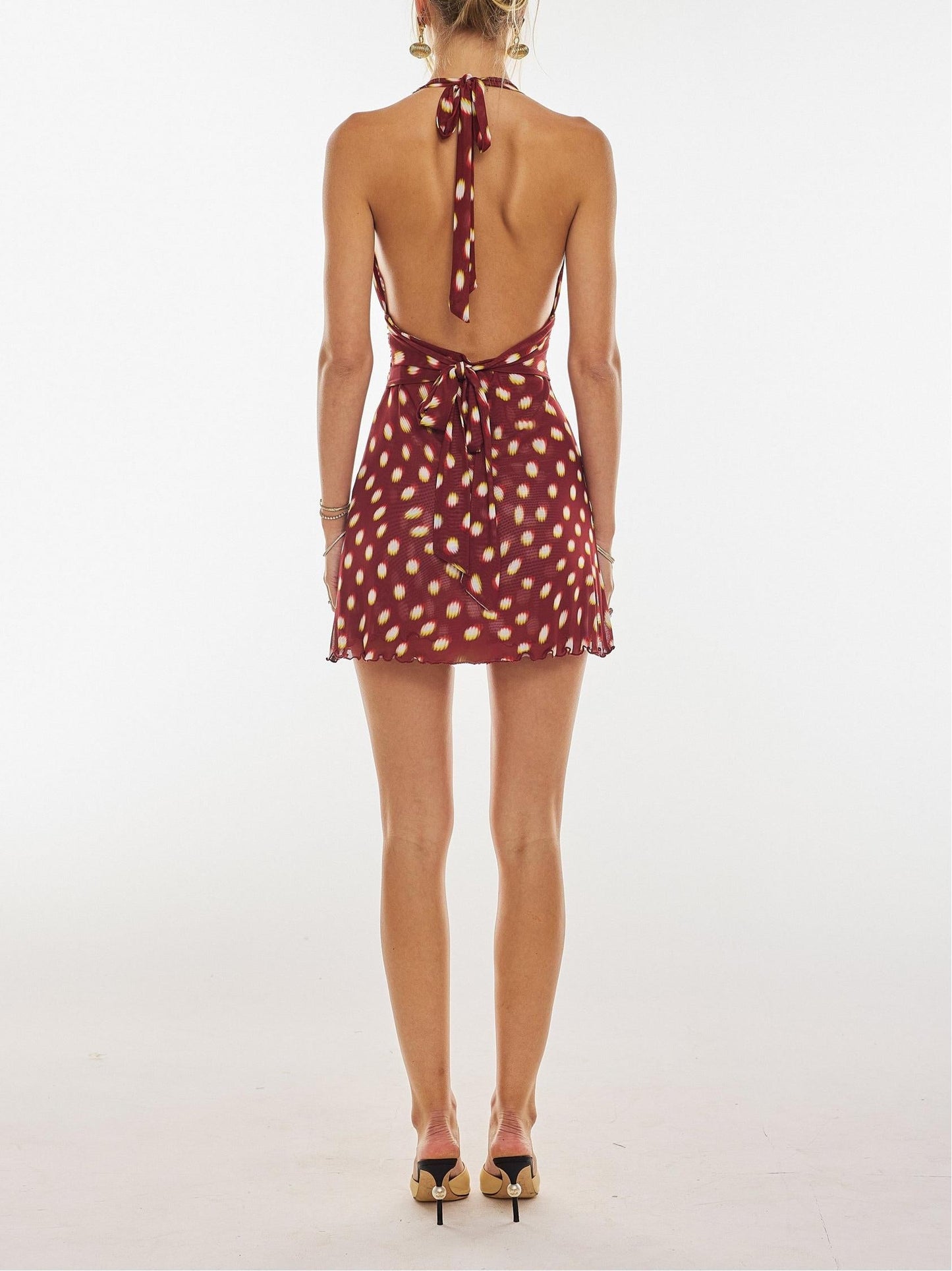 CM | Juguetón mini vestido de lunares