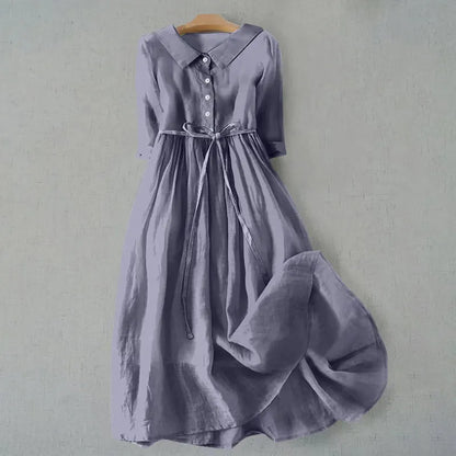 CM | Elegante vestido monocolor
