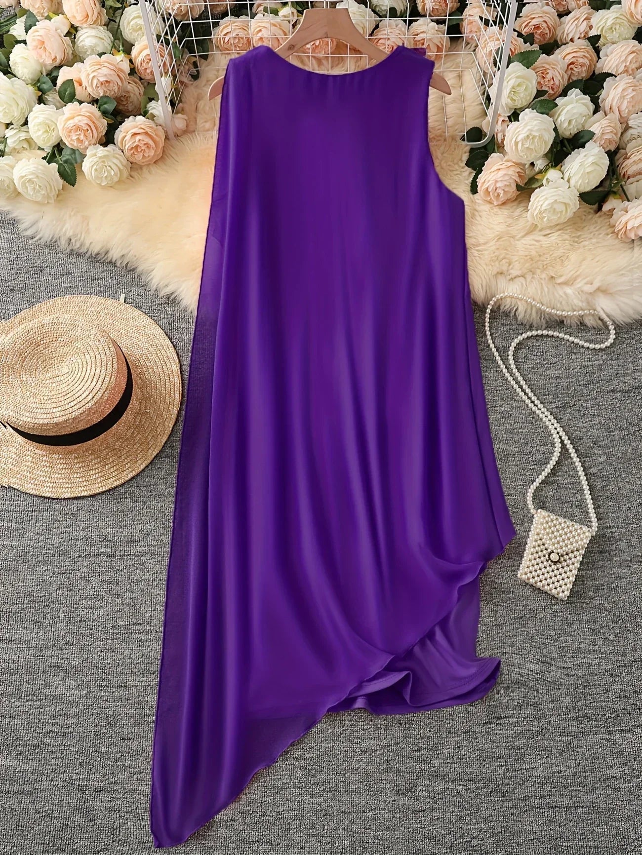 CM | VESTIDO MIDI SIN MANGAS ATEMPORAL