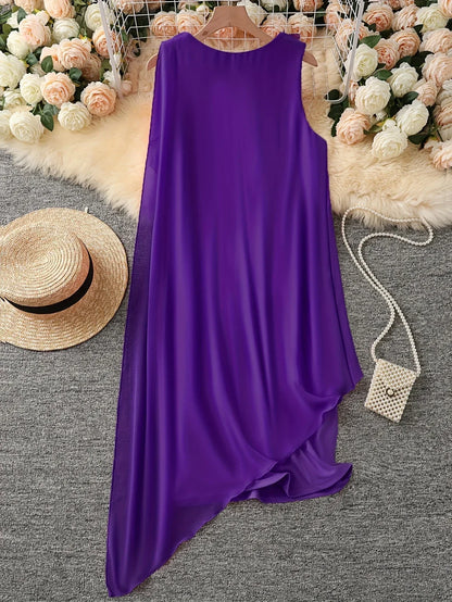 CM | VESTIDO MIDI SIN MANGAS ATEMPORAL