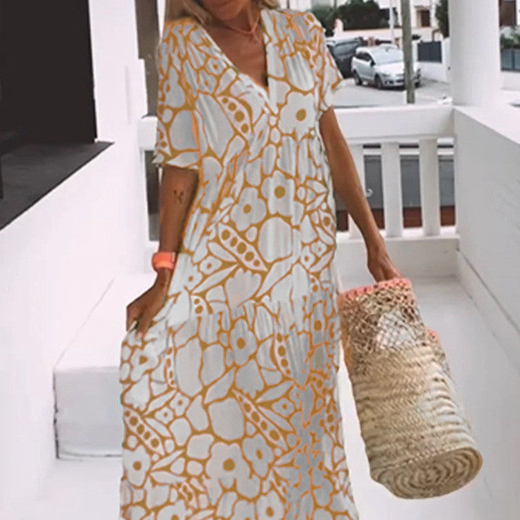 CM | Vestido largo floral de verano
