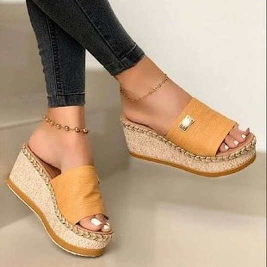 CM | Tacones sandalia fondo grueso zapatos casuales