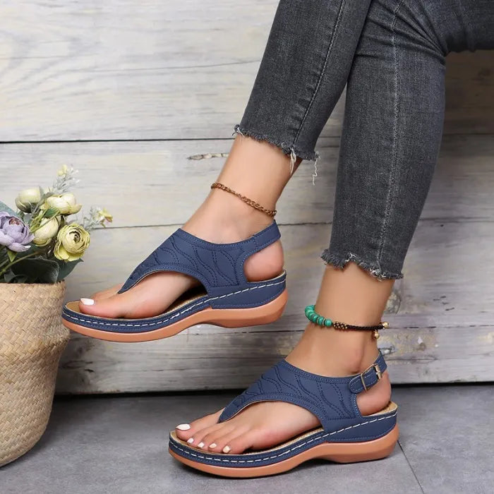 CM | - Sandalias con hebilla para mujer