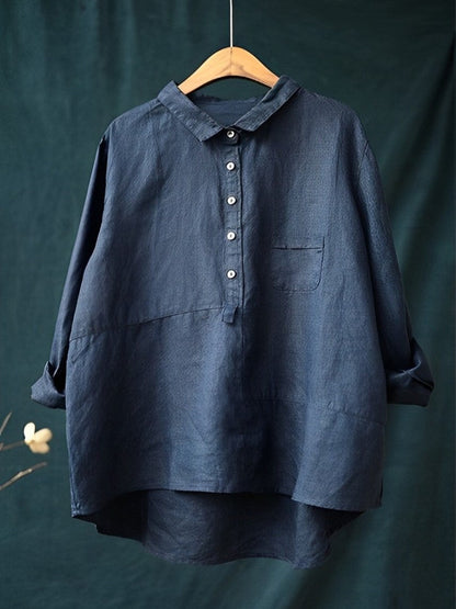 CM | Chic blusa de señora de manga larga