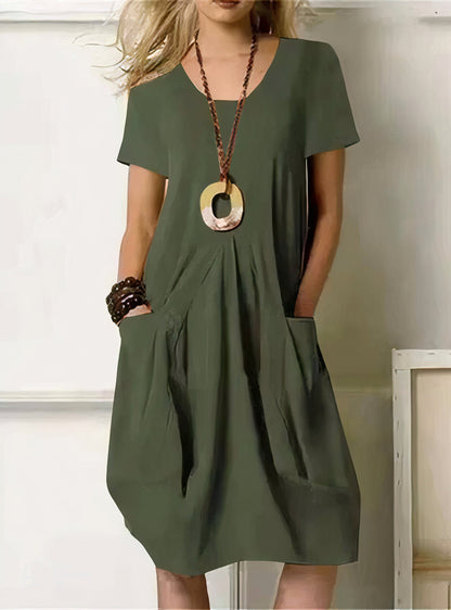CM | Vestido largo de verano con bolsillos