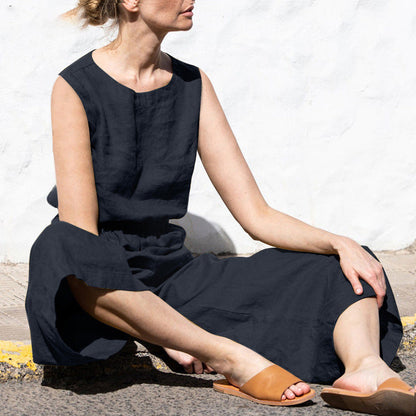 CM | Sin Mangas Moda Casual Temperamento Jumpsuit
