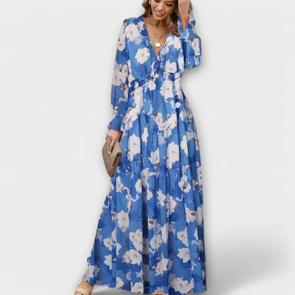 CM | Elegante maxi vestido floral