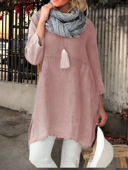 CM | Minivestido cómodo y casual con bolsillos para mujer