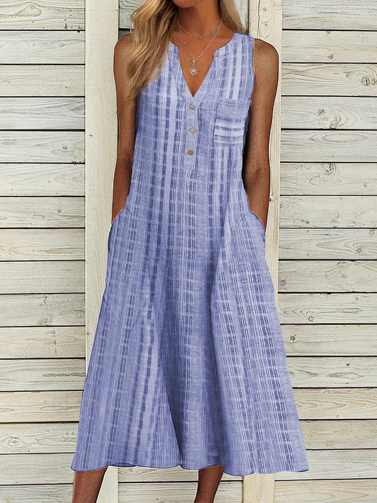 CM | Vestido midi casual geométrico