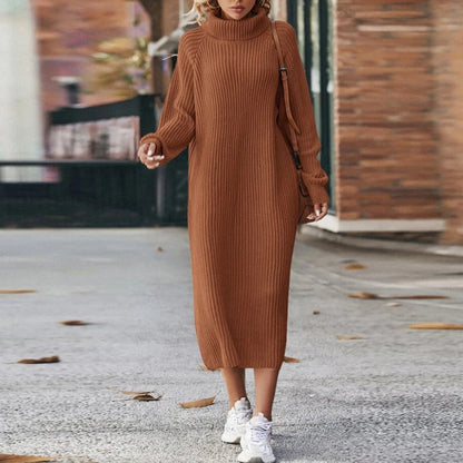 CM | elegante vestido largo de mujer jersey