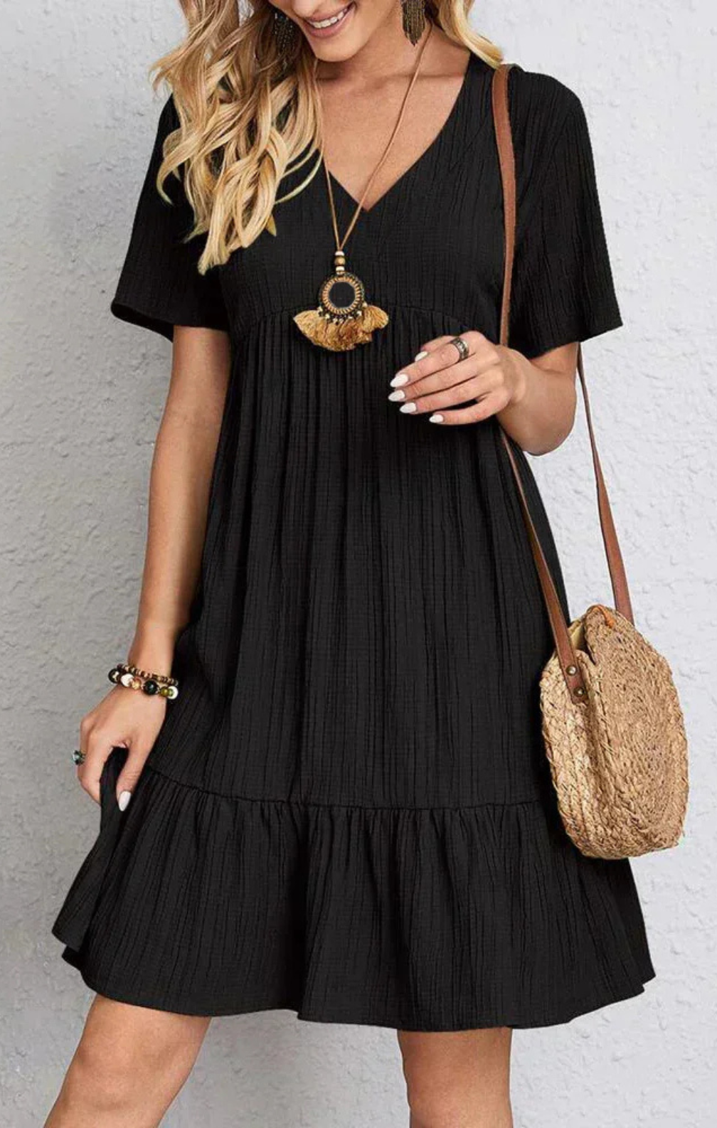 CM | Mareike Mini vestido boho