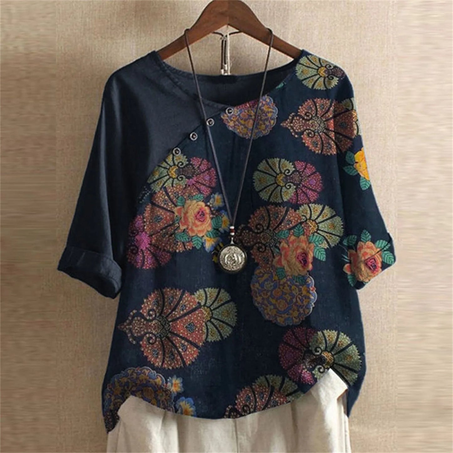 CM | Blusa de verano con mangas colgantes