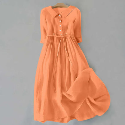 CM | Elegante vestido monocolor