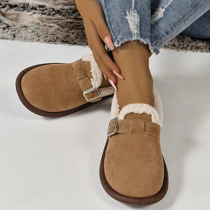 CM | felpa punta redonda slip-on mocasines ortopédicos zapatos