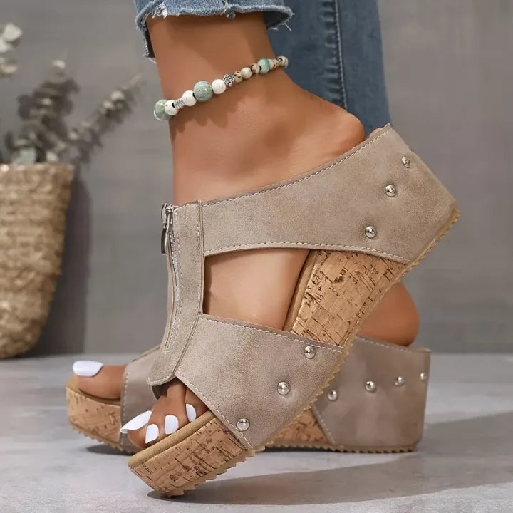 CM | SANDALIAS DE CUÑA PARA EL VERANO SANDALIAS ORTHO