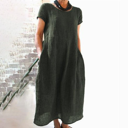 CM | Vestido suelto monocolor