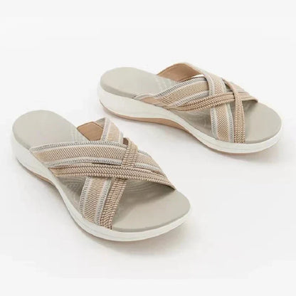 CM | | Sandalias de plataforma para mujer con tira elástica