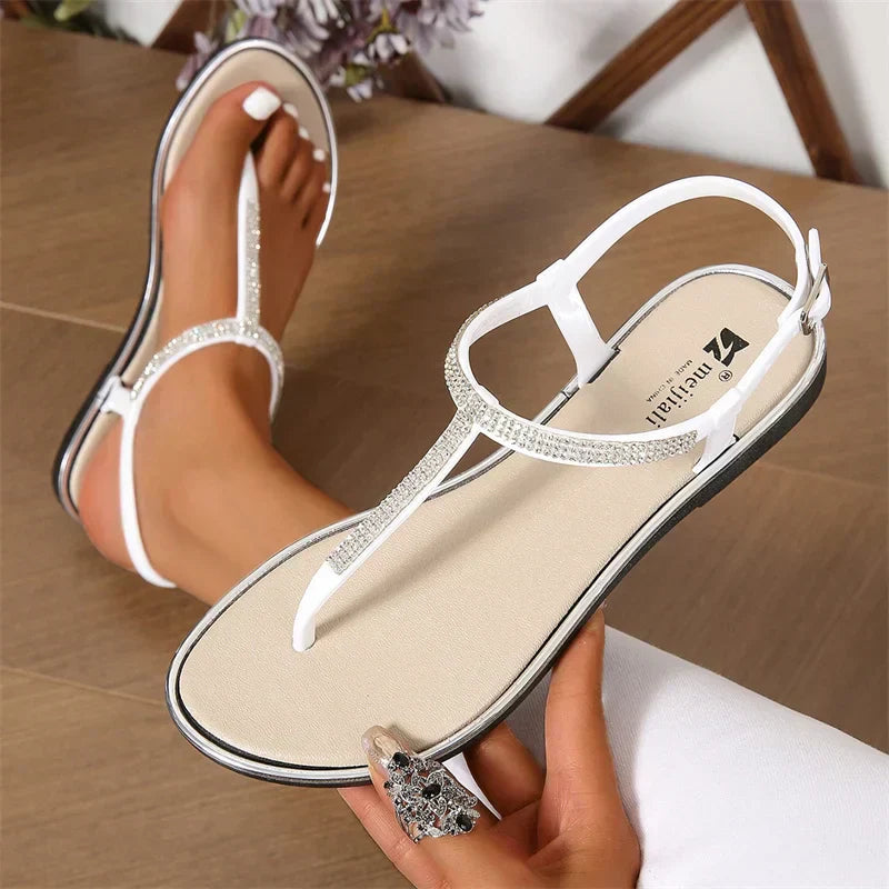 CM | Sandalias de moda con strass