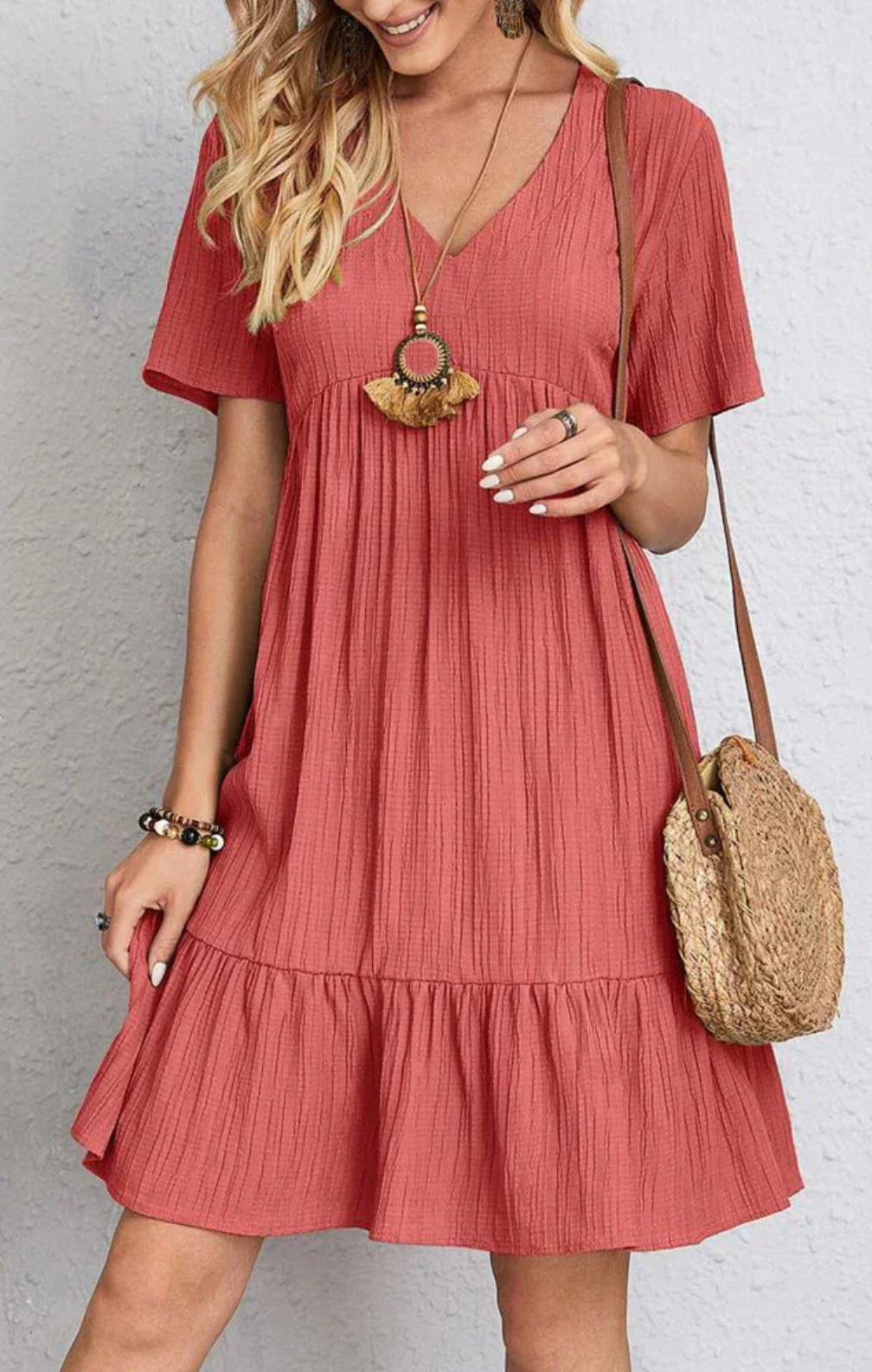 CM | Mareike Mini vestido boho