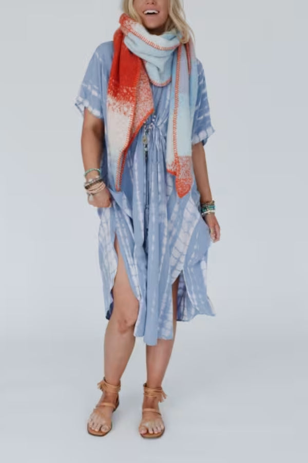 CM | VESTIDO KIMONO TIE DYE