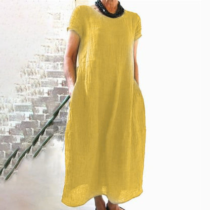 CM | Vestido suelto monocolor