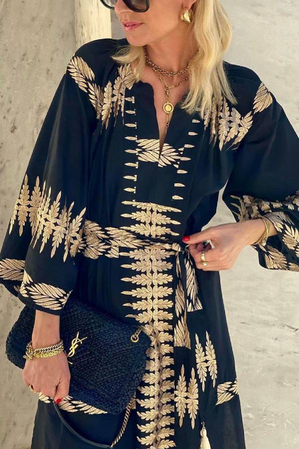 CM | Midnight Boho Bliss Dream Vestido Midi
