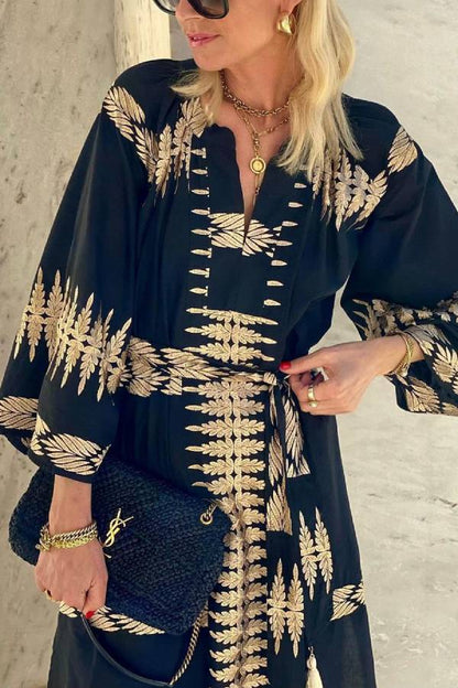 CM | Midnight Boho Bliss Dream Vestido Midi